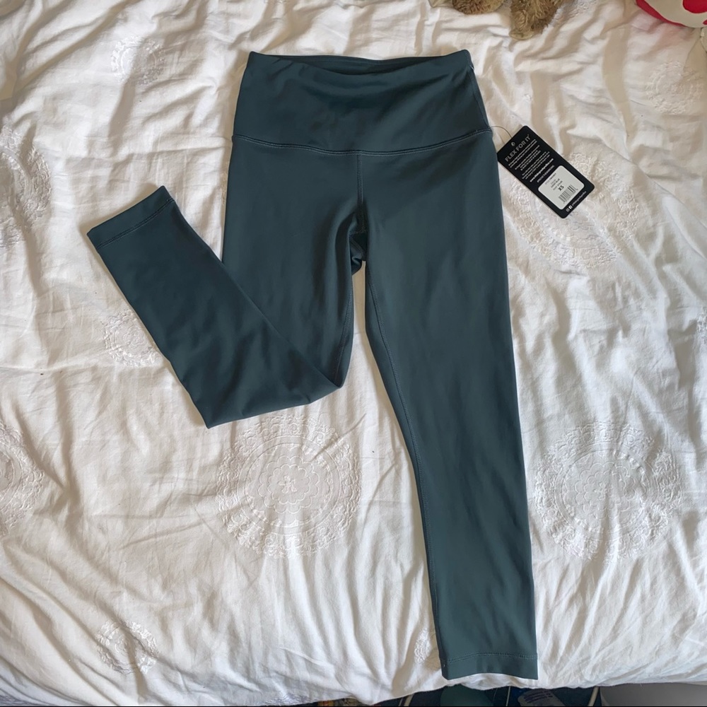 90 Degree by Reflex Women’s Power Flex Yoga Pants Cadet Blue Size XS
